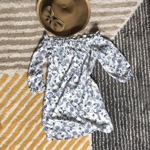 Banana Republic off shoulder mini dress